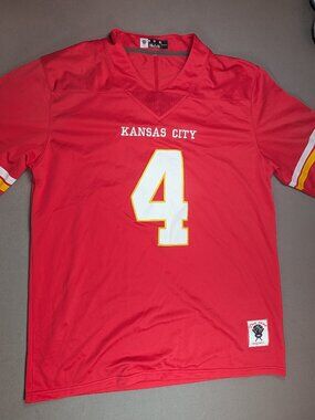 Kansas City Chiefs Rashee Rice #4 Kopkoc Prozone Jersey Mens Medium